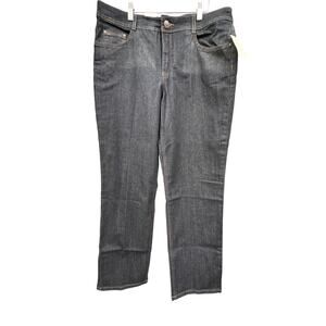 Charter Club Women’s Blue Jeans Size 14 NWT Classic Fit Straight Leg Denim Pants